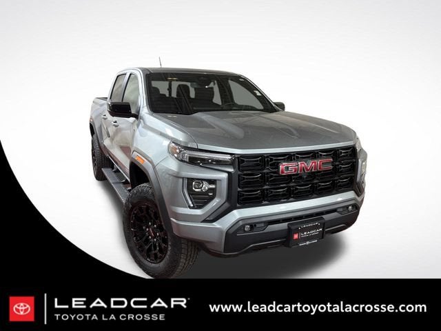 2026 GMC Canyon Elevation in Sterling Metallic — front three-quarter view
