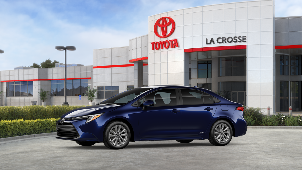 2026 Toyota Corolla Hybrid — rear three-quarter view